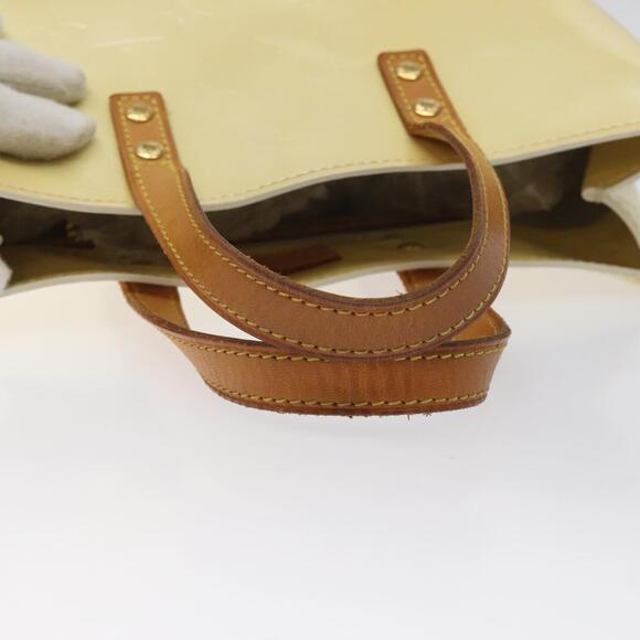 LOUIS VUITTON Monogram Vernis Reade PM Hand Bag Perle M91336 - Picture 7 of 12